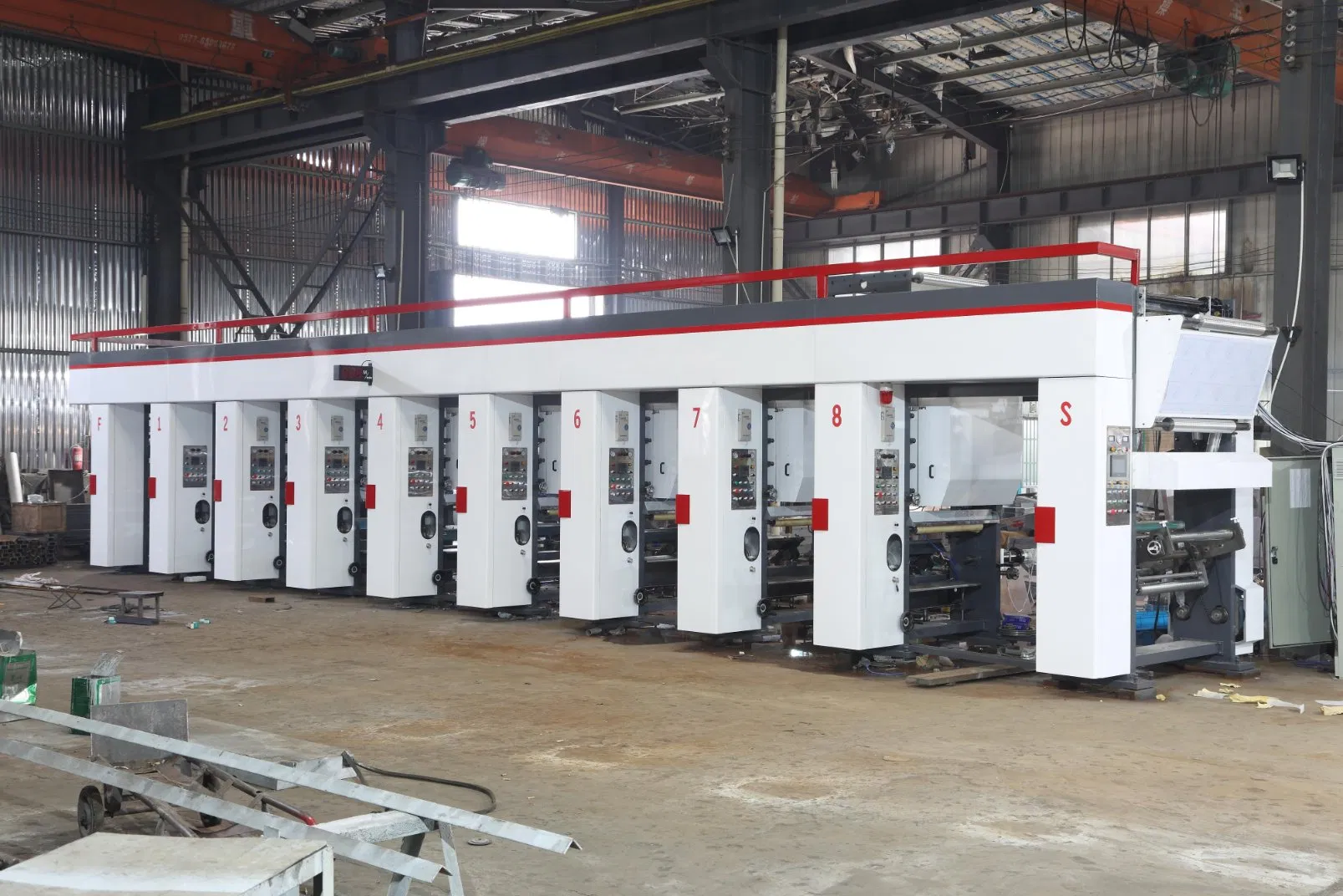 8-Color Computer Register Rotogravure Printer Machine for High-Demand Packaging Printing