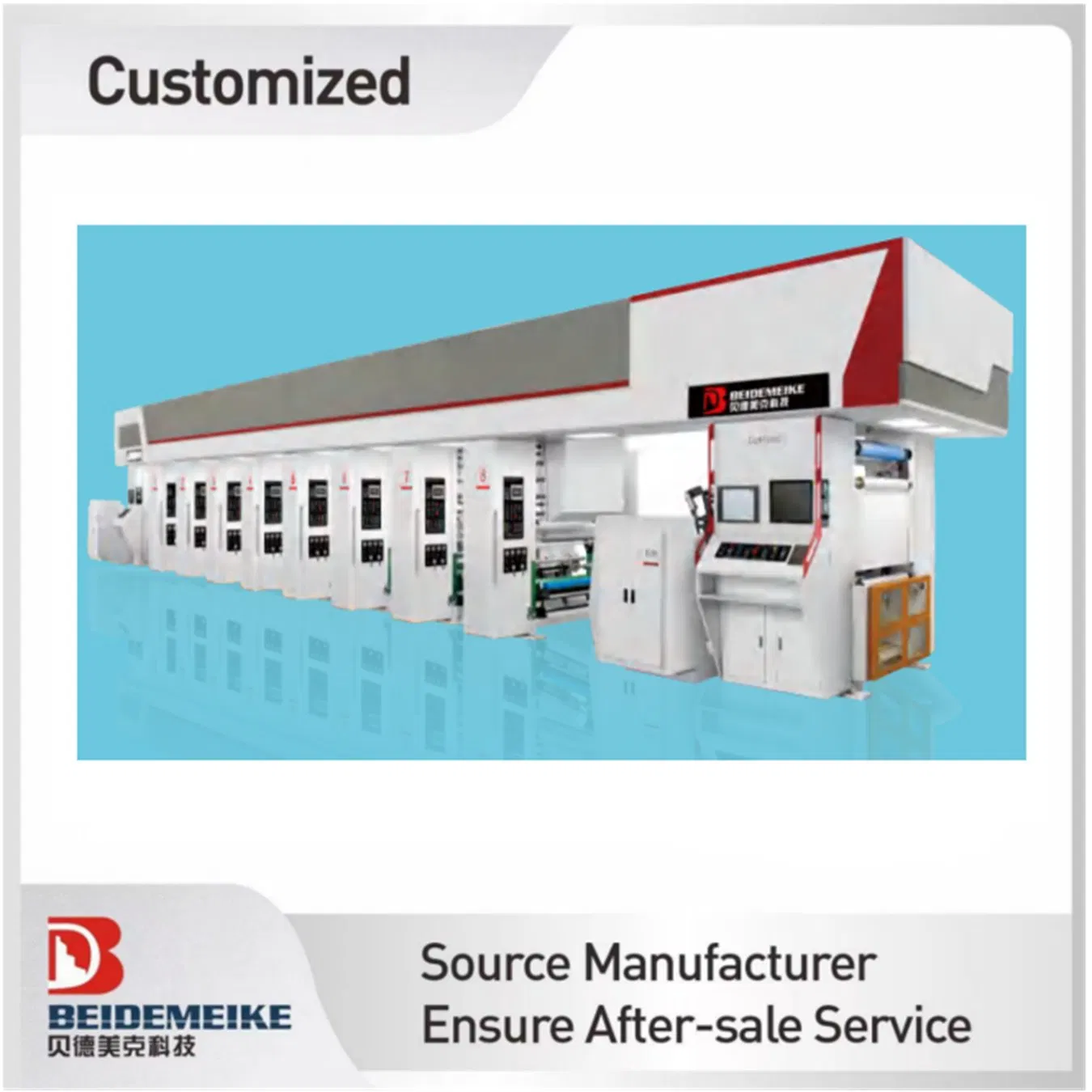 Automatic Gravure Printing Equipment for Sachet with Cold Stamping Unit