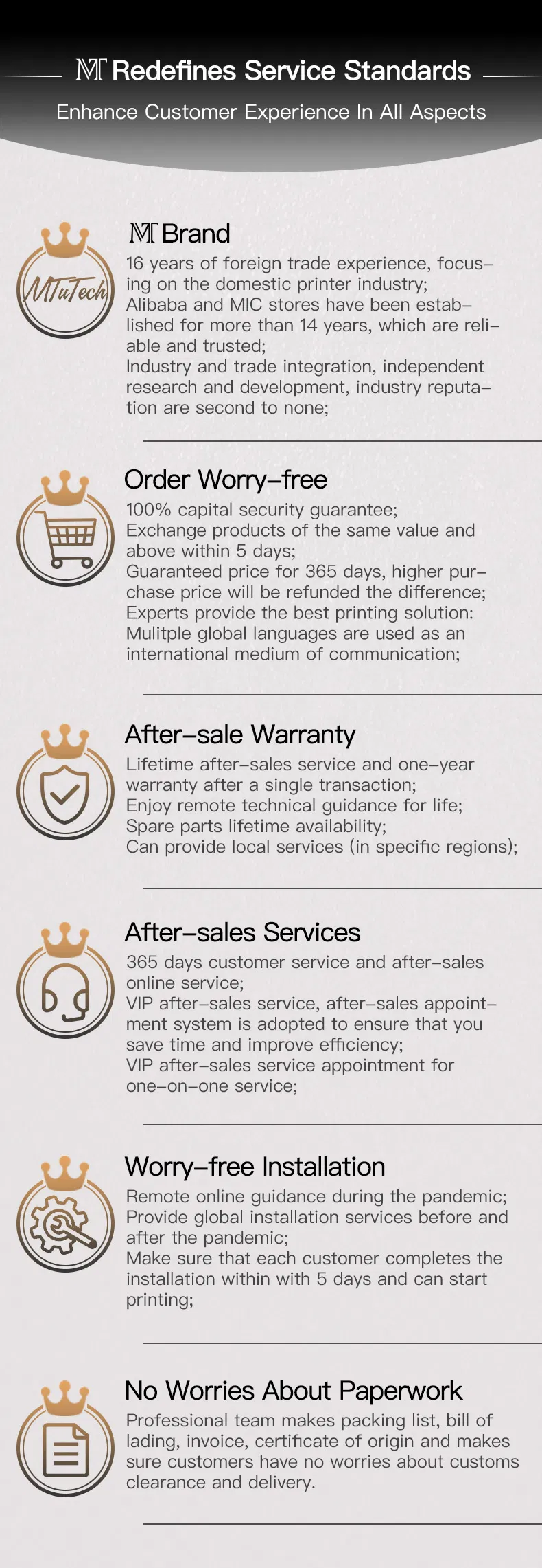 Fabric Printer Components