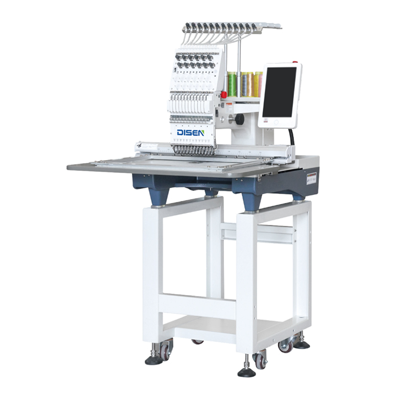 Single Head Computerized Custcap Flat T-Shirt Embroidery Machine Cap Custom Logo with 3D Embroidery Printing Machine