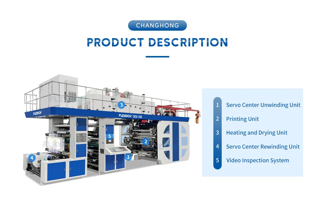Central Drum Flexo Machine