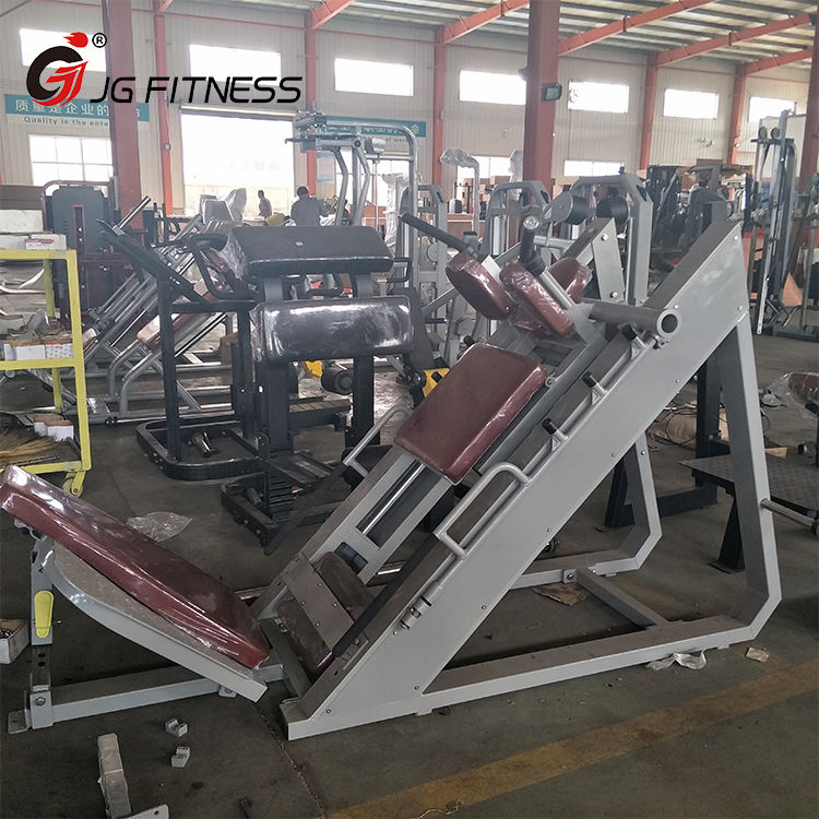 Commercial Fitness Equipment Linear Leg Press Gym Equipment Plate Load 45 Degree Leg Press/Incline Hack Squat Machine