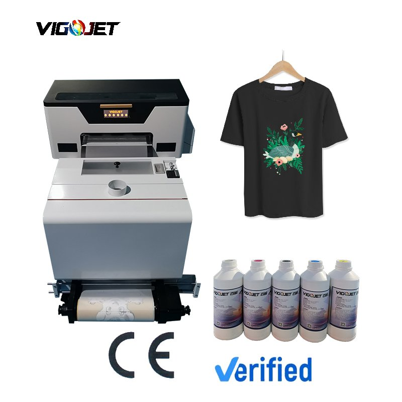 Vigojet Printing Machine for Small Business XP600 Dtf Printer A3 All-in-One Printers