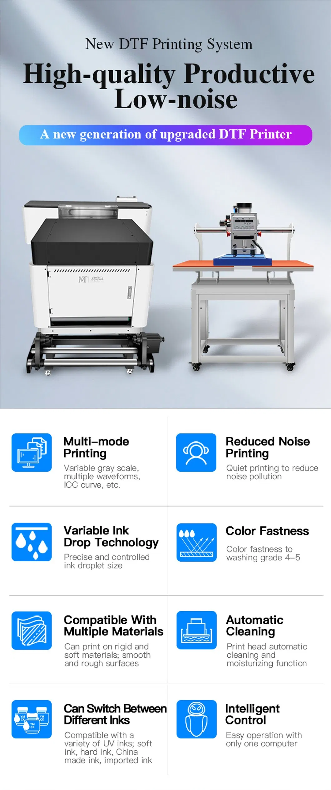 DTF printing system machine