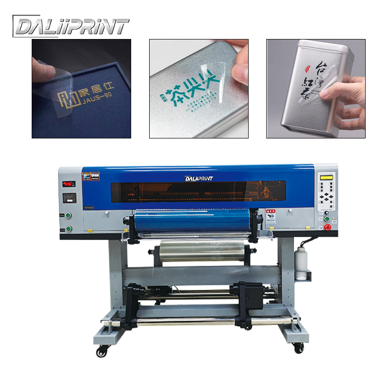 UV Dtf Printer A3 for Stickers Ab Film Digital 30cm XP600 Hybrid UV Dtf Printer I3200 for Glass Business