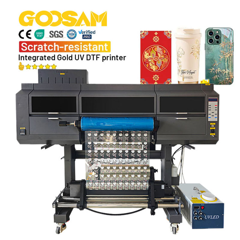 1.80 M Custom Cold Transfer A1 Roll Ab Film Sticker 3D UV Dtf Printer Printing Machine on Film Glass Bottle