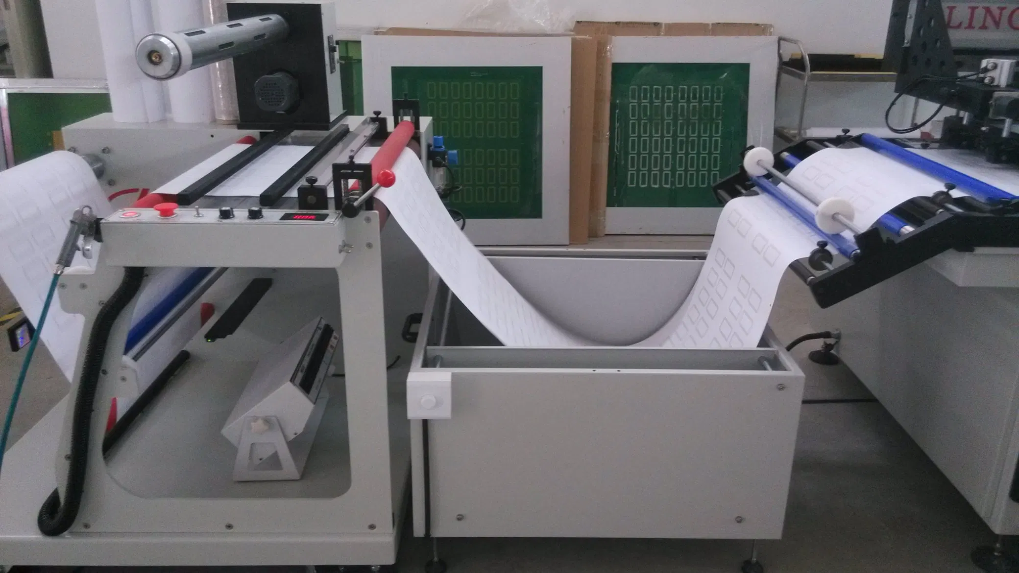 Heat Transfer Label Roll to Roll Screen Printing Equipment