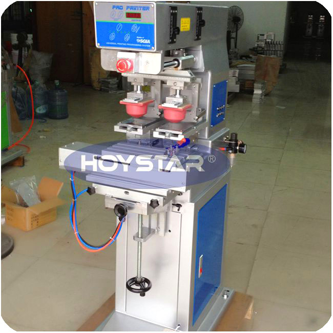 2color Pad Printing for Labels Garment Printing Machine Plastic Hanger Size Markers Pad Printer Machine Tennis Ball Logo Printing Machine Lighter USB Tampografa