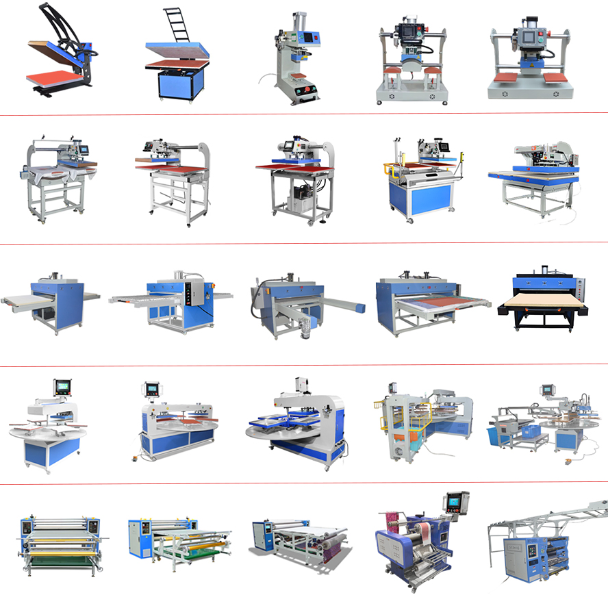 Industrial Rotary Heat Transfer Machine for Sublimation Garment Printing