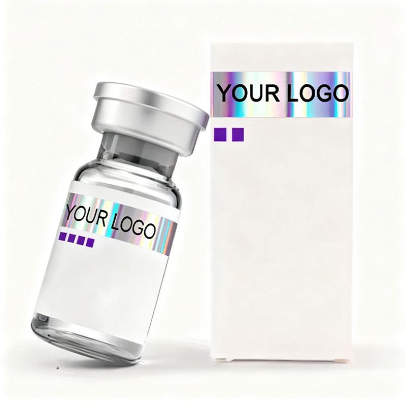 Custom Pharma Labs Hologram Pharma Use 3ml 10ml Vial Sticker Peptide Vial Labels and Boxes for Supplement Bottle or Fitness Product Use