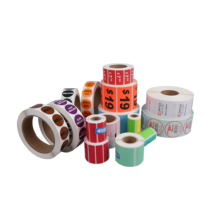 Custom Thermal Adhesive Shipping Labels 2''*1'' Thermal Mailing Address Paper Direct Thermal Barcode Sticker Label Rolls