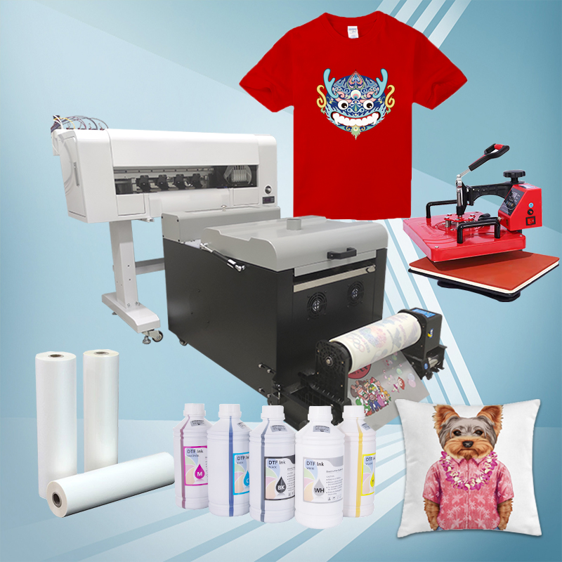 A2 A3 30cm 42cm 60cm Dtf Printer White Dtf Ink T-Shirt Printing Machine Automatic Dft Shaker