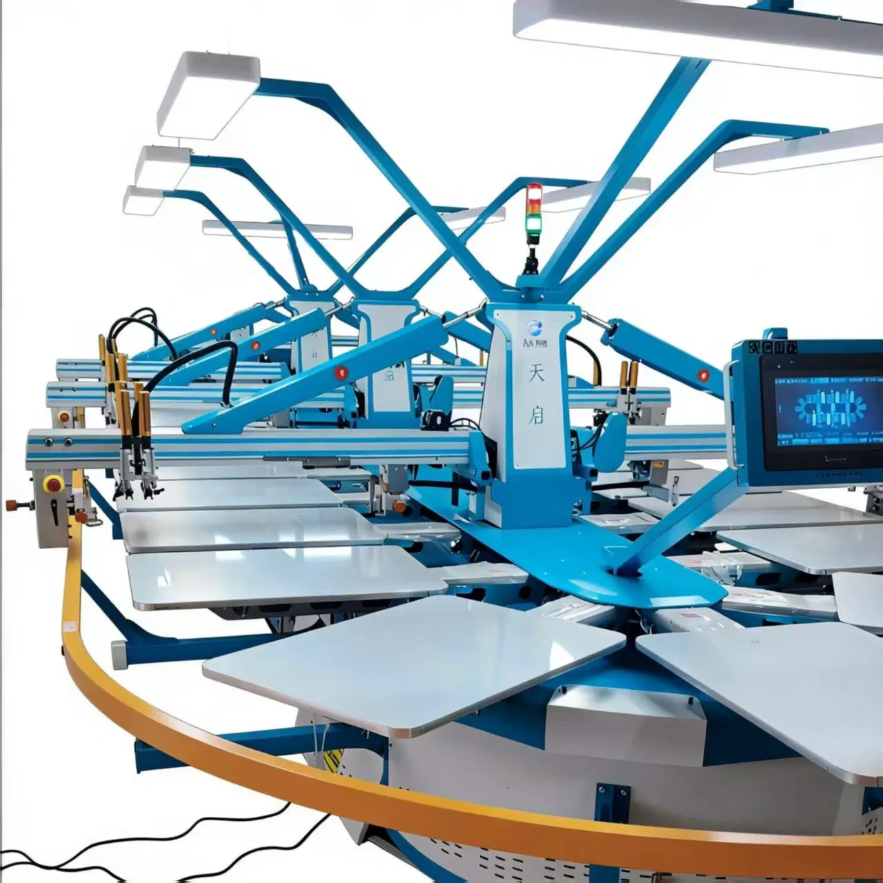 Q Series 49-Color Automatic Printing Equipment for Custom-Made Shoe Materials