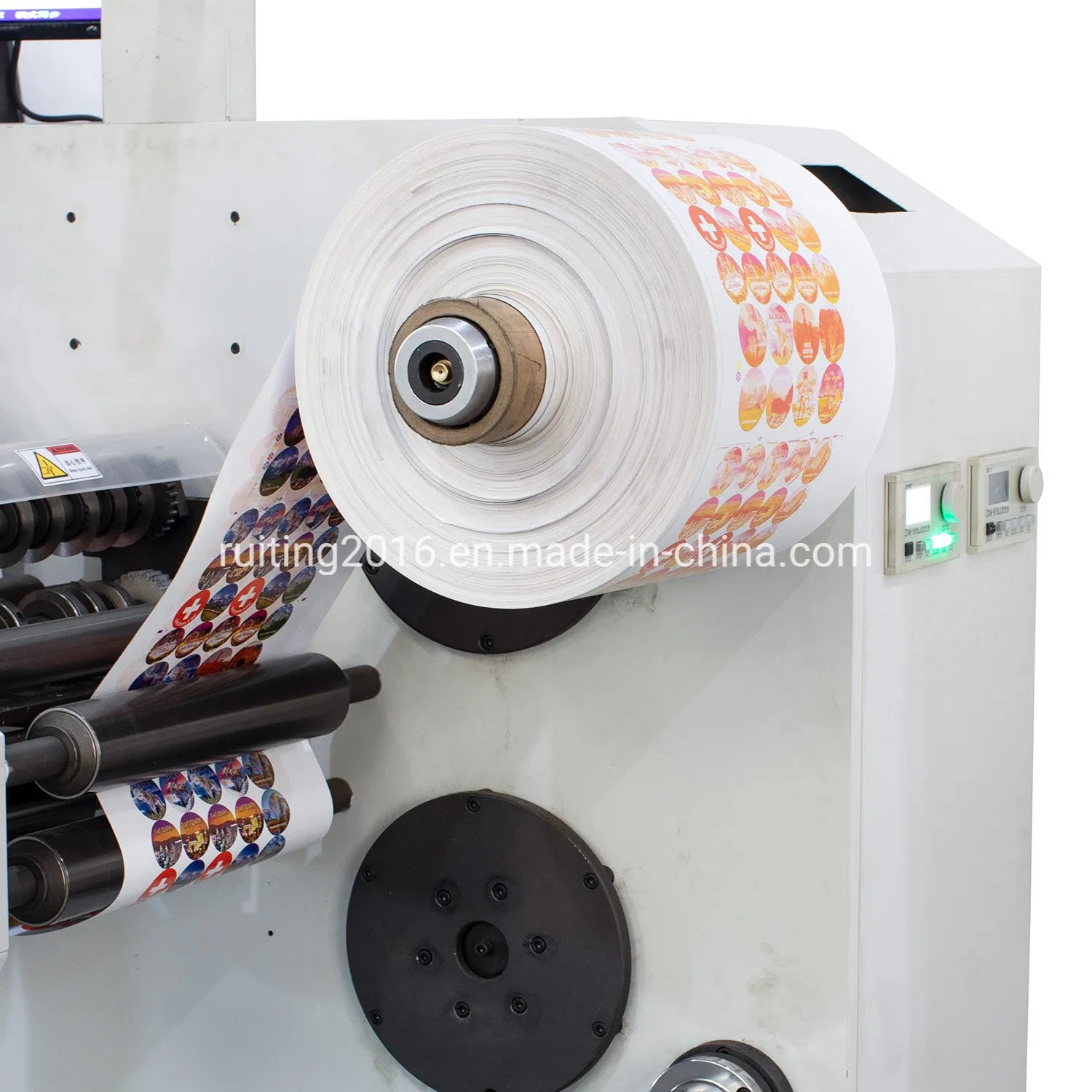 Mini 1 Color Aluminum Foil Roll to Roll Printing Machine with UV Printer