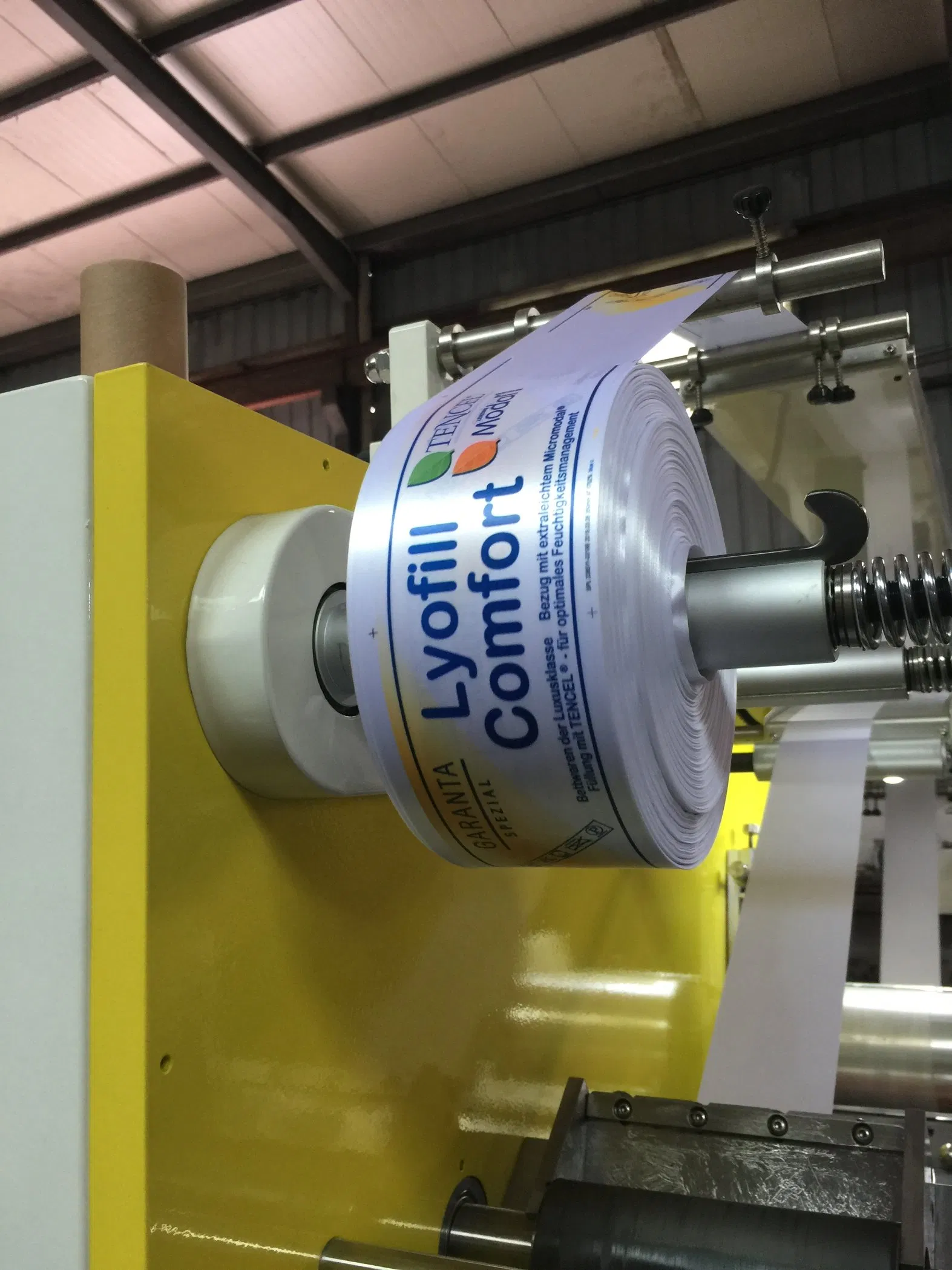 Jr-1521 Mini Size Desktop Satin Ribbon Garment Care Label Flexo Printing Machine Front 2 Color Back 1 Color for Polyester Nylon Taffeta, Cotton Tape