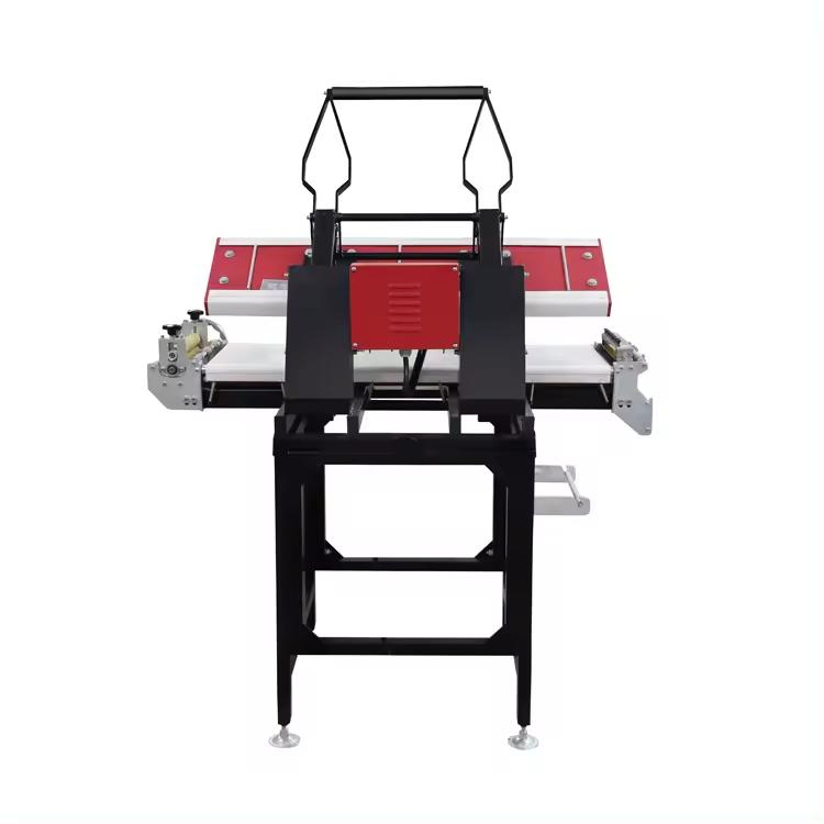 China Factory Price Safe Commercial Manual up and Down Heating Webbing Machine/ 25*100 Hot Stamping Machine Ribbon Heat Transfer Equipment