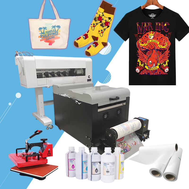A2 A3 30cm 42cm 60cm Dtf Printer White Dtf Ink T-Shirt Printing Machine Automatic Dft Shaker