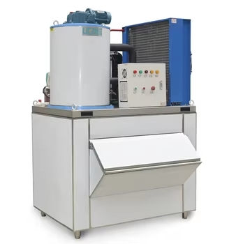 Supermarket Seafood Preservation 10t Commercial Flake Ice Systems