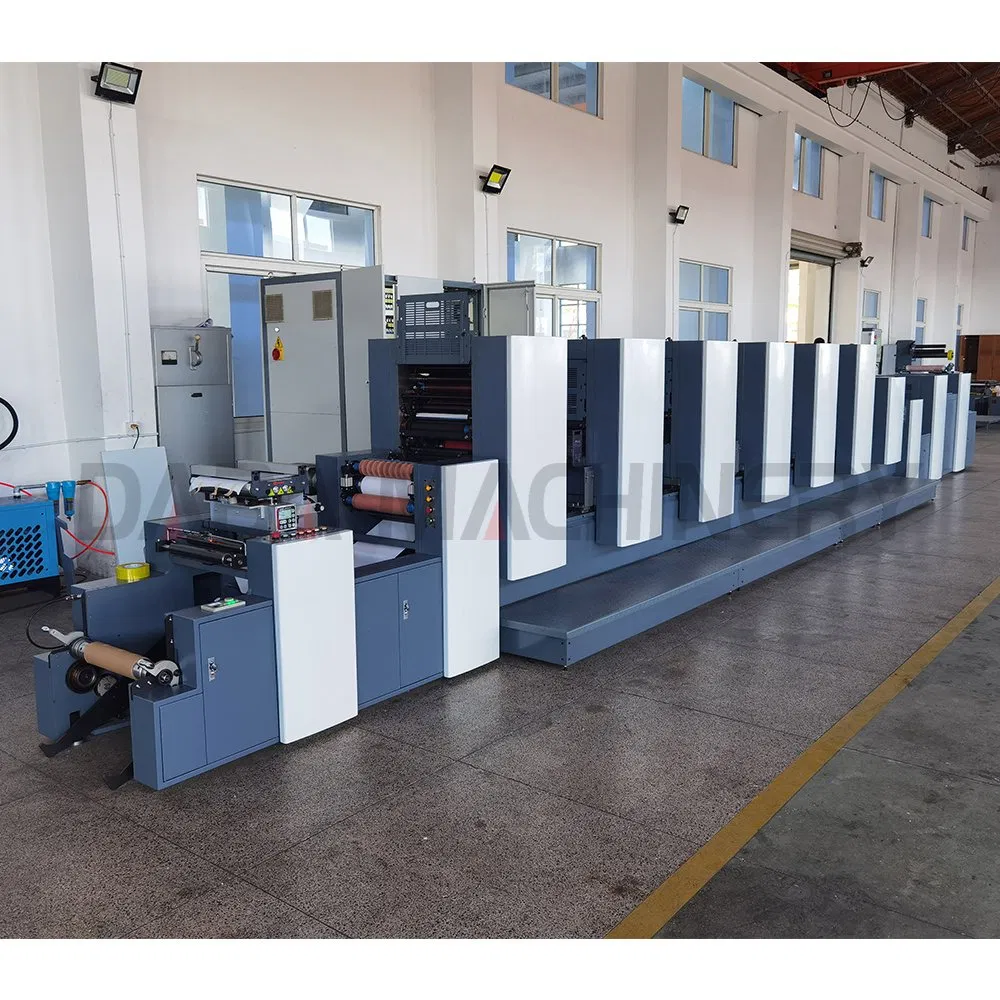4 Colour Offset Printing Machines UV Paper Offset Label Printing Machine Roll to Roll