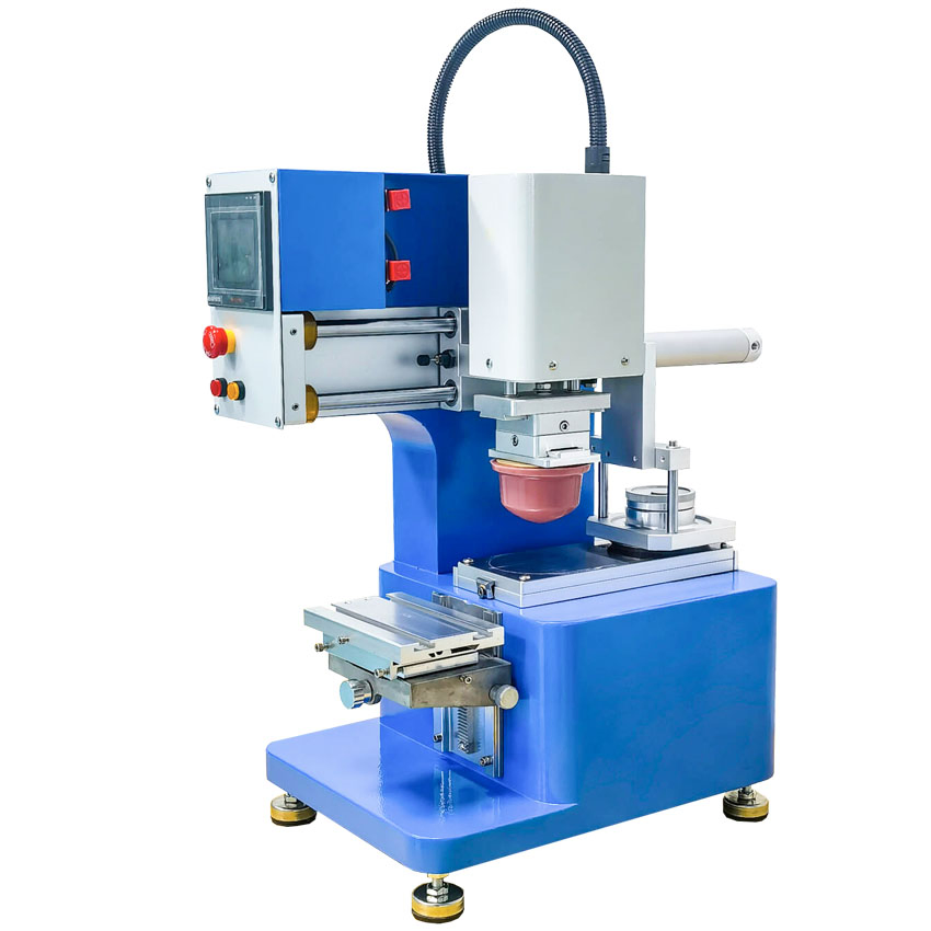 Single Color Tampo Printer Garment Labels Pad Printing Tee Shirt Service Machine Golf Tee Printer Automatic Maquinas De Tampografica De Sapatos Desktop Ink Cup