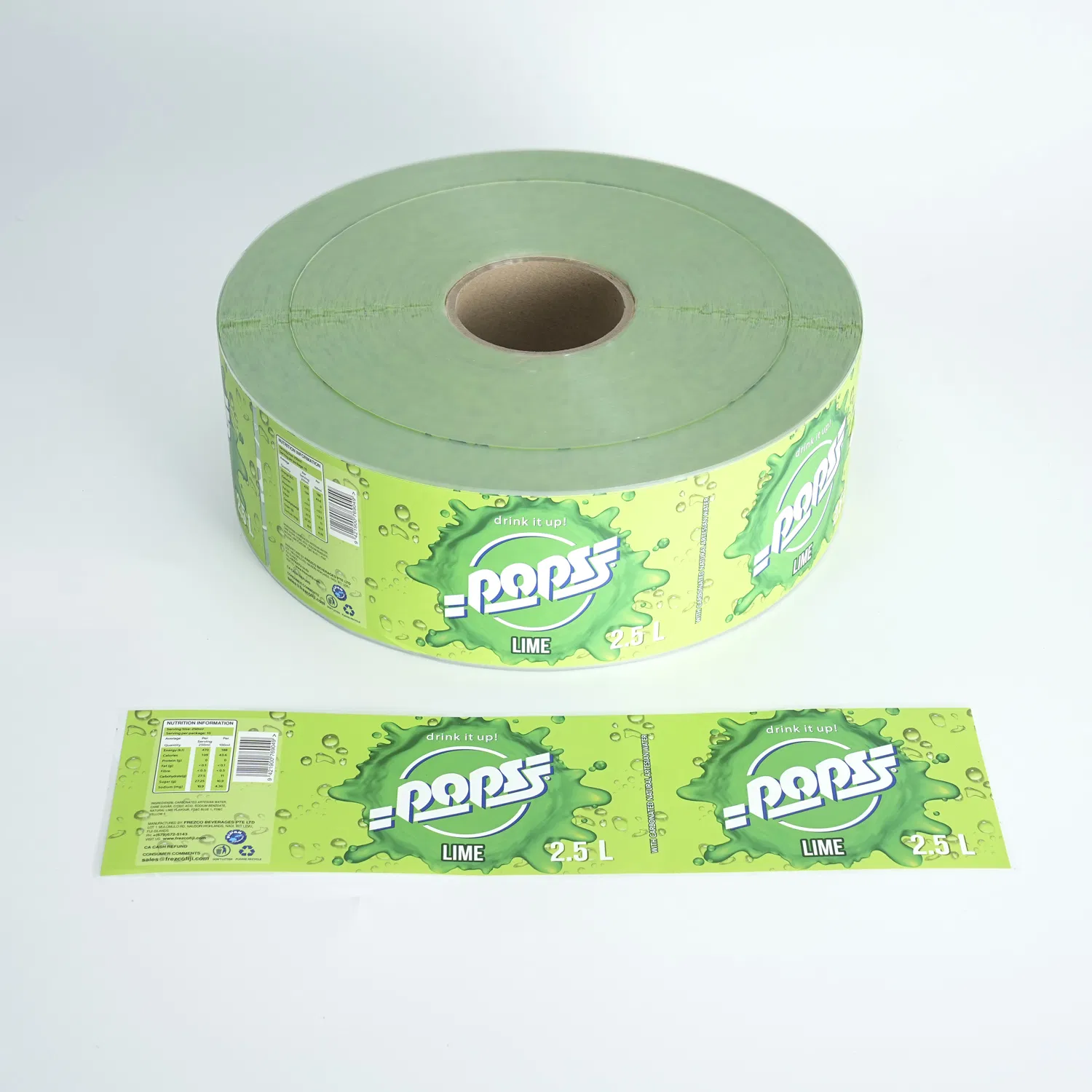 OPP BOPP Hot-Melt Glue Labels for Mineral Water Bottles