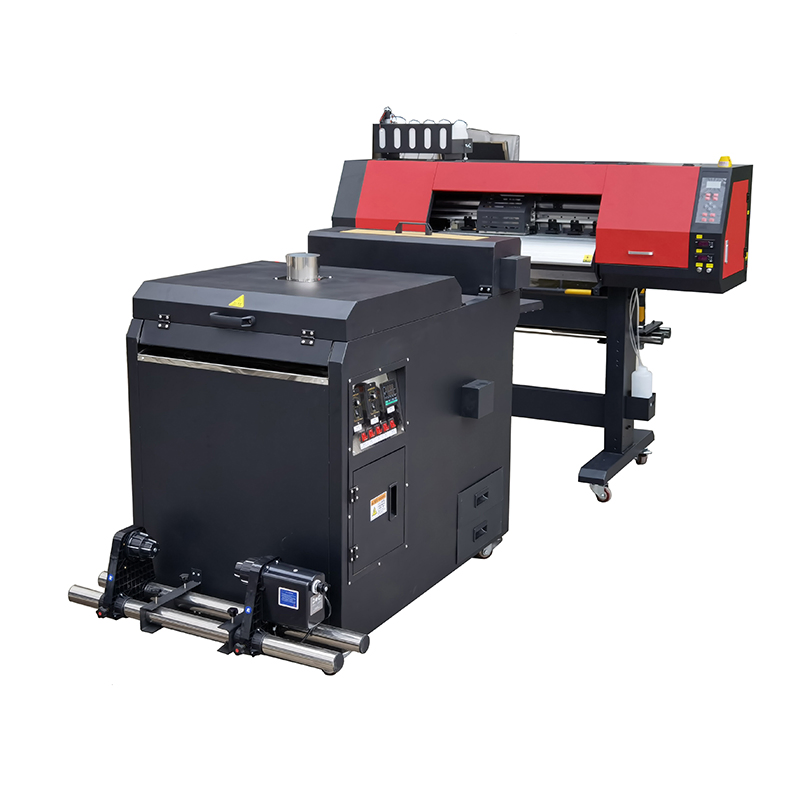 XP600 I3200 Dtf Heat Transfer Printer Printable 60cm Roll Pet Film Dtf Printing Machine for White Ink Printer and Powder Shaker