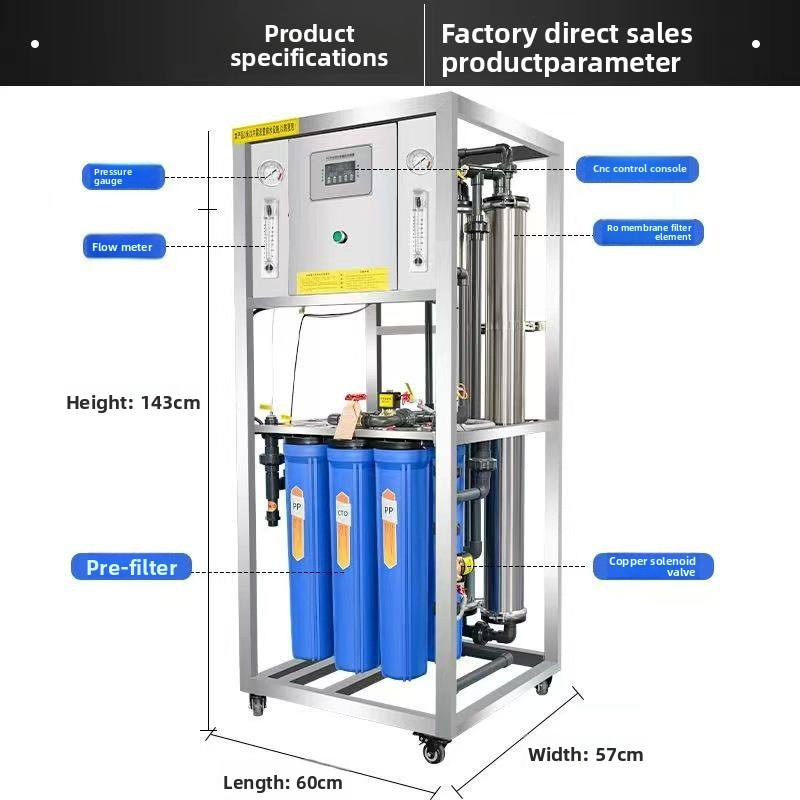 Efficient Fiberglass RO Water System for High Capacity Treatment