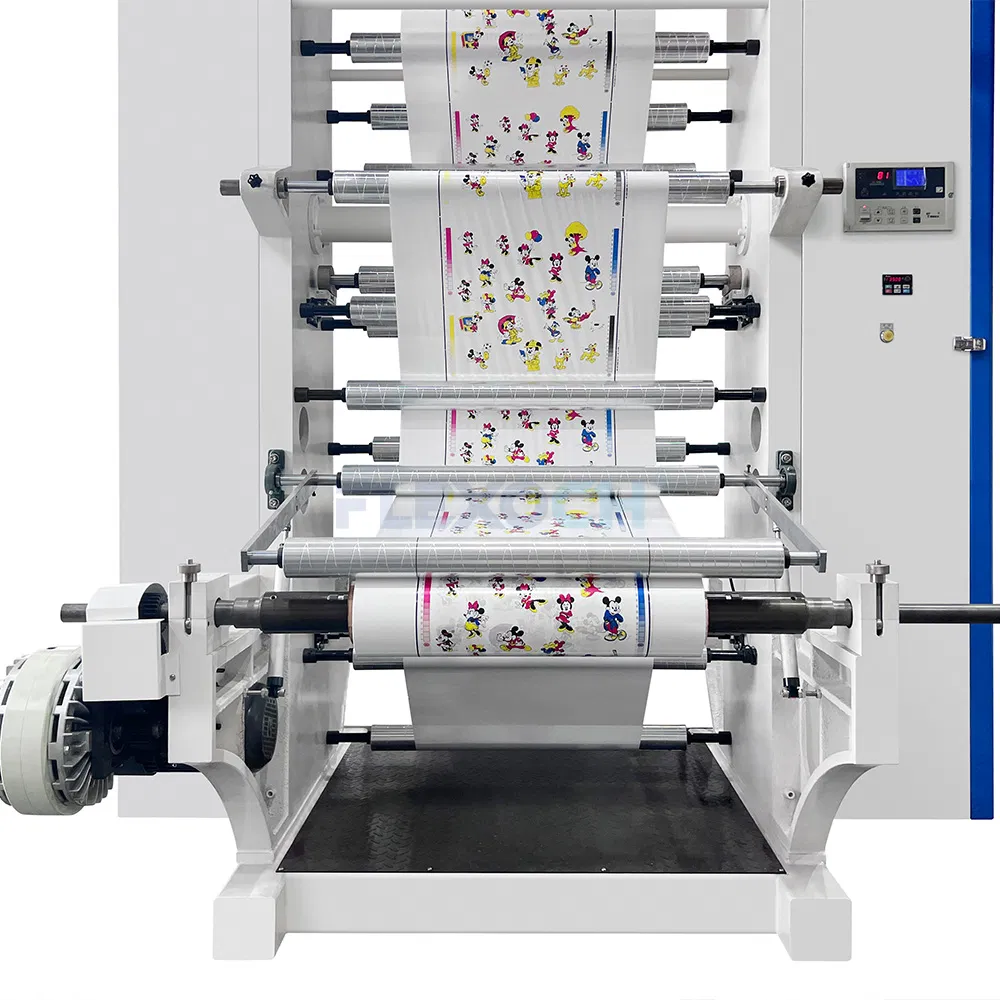 6 Color Shopping Bag Flexo Flexographic Printing Machine for Small Business Price