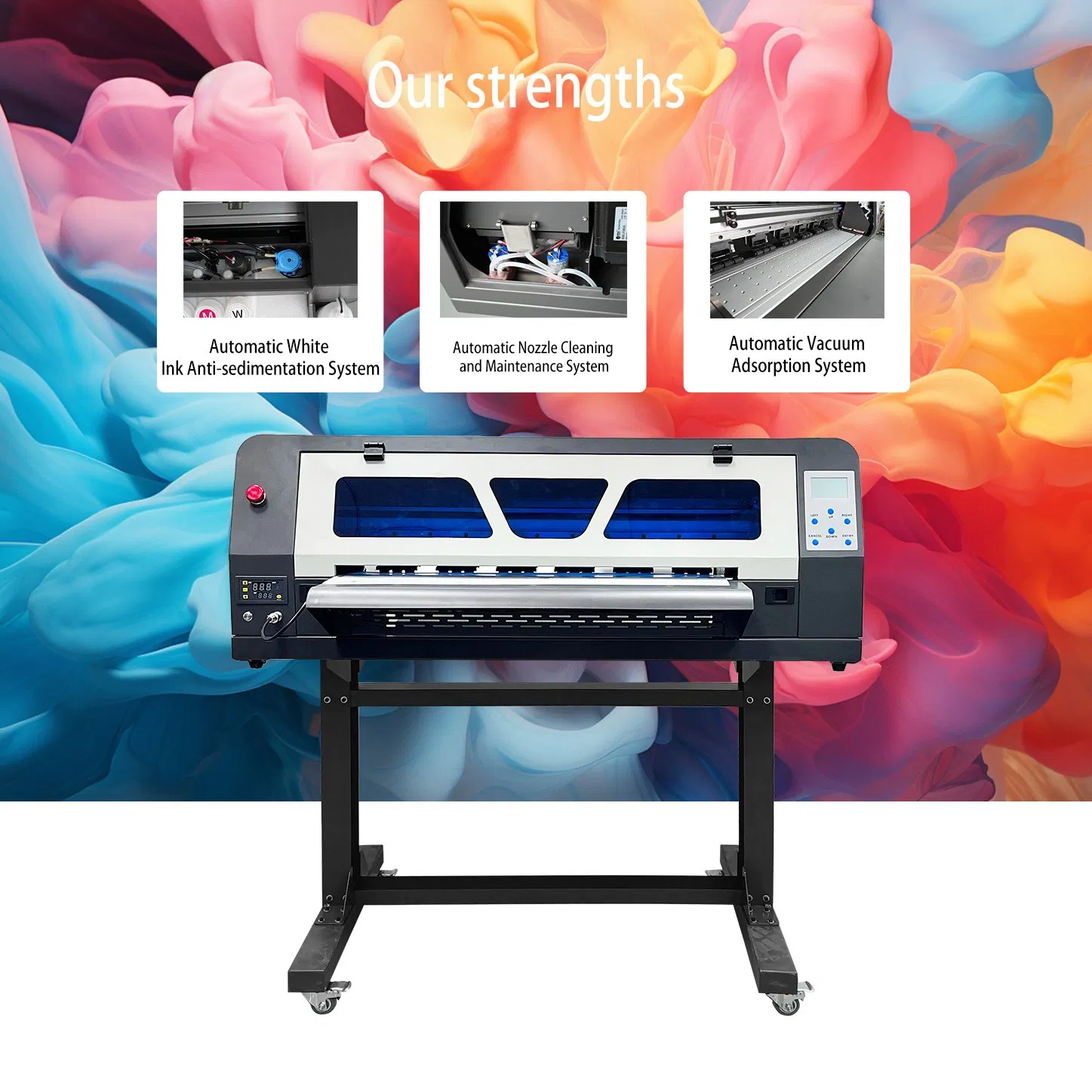 Erasmart Factory Wholesale Price Fabric Textile Garment Roll 60cm XP600 Dtf Printer Pet Film Heat Transfer Press Inkjet Tshirt T-Shirt T Shirt Printing Machine