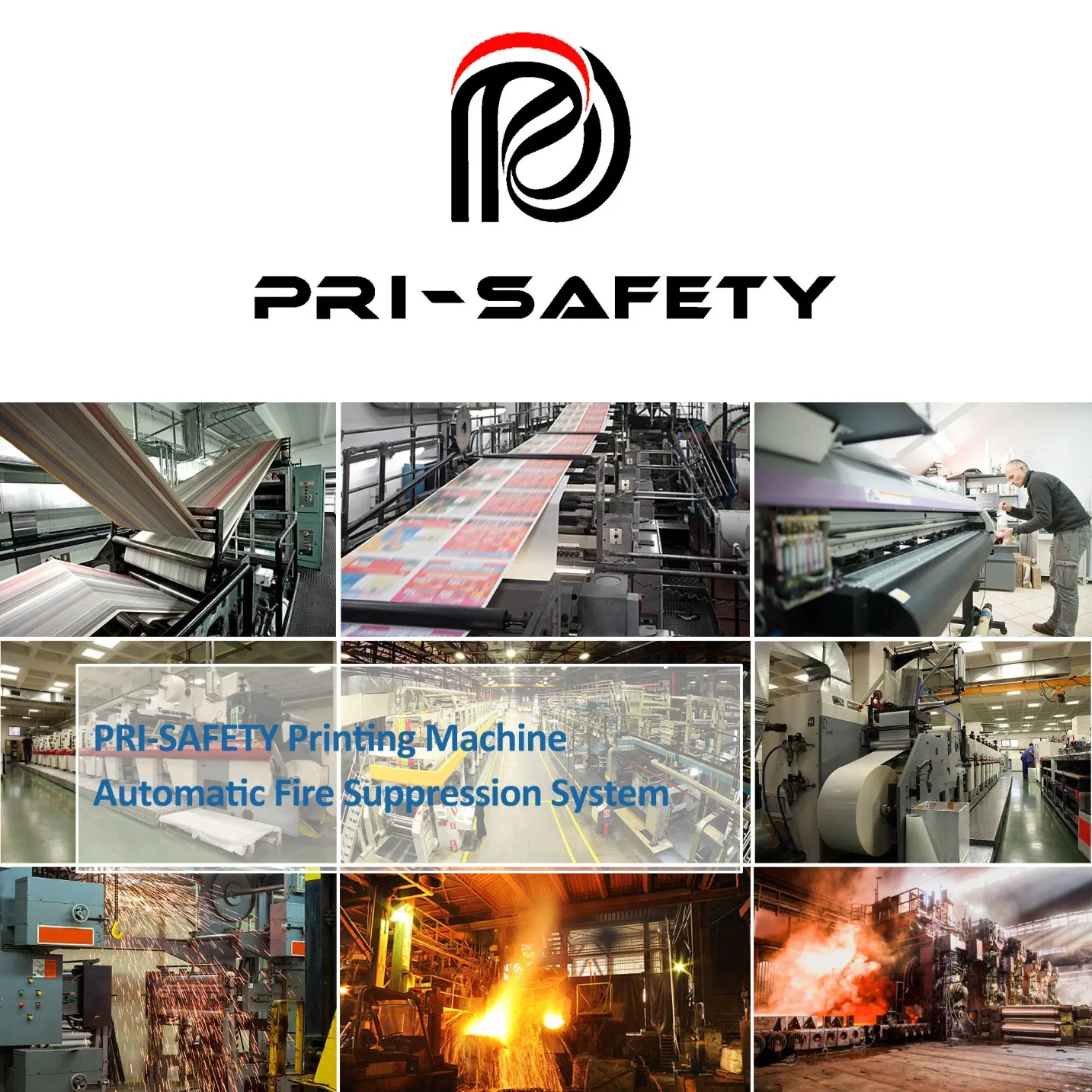 Printing Presses Dry Powder Automatic Fire Suppression Systems