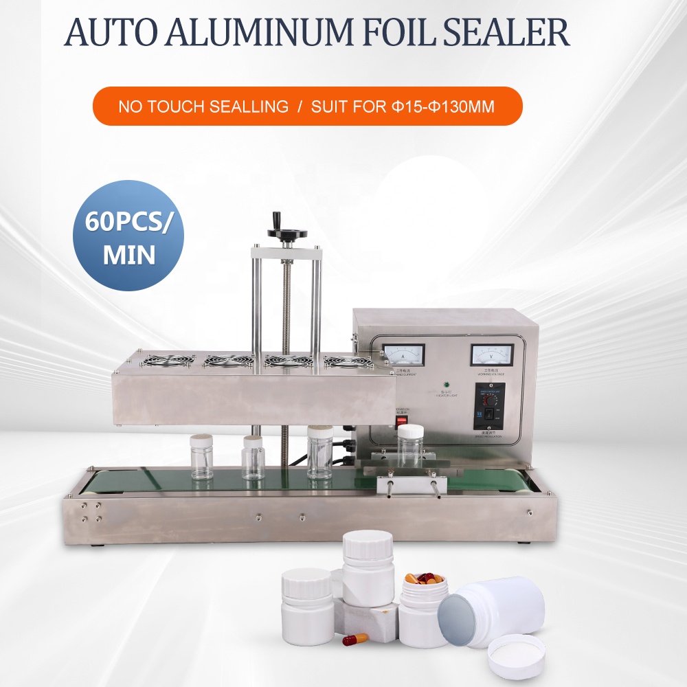 Automatic Plastic Bottle Sealer Sealing Machine Electric Aluminum Foil Sealing Machine Continuous Induction Sealing Machine