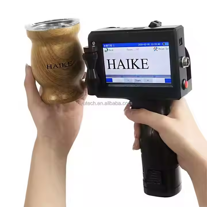 0.5-1" Print Height Inkjet Coder With Conveyor System Packaging Coding for Labels Bottles and Bags
