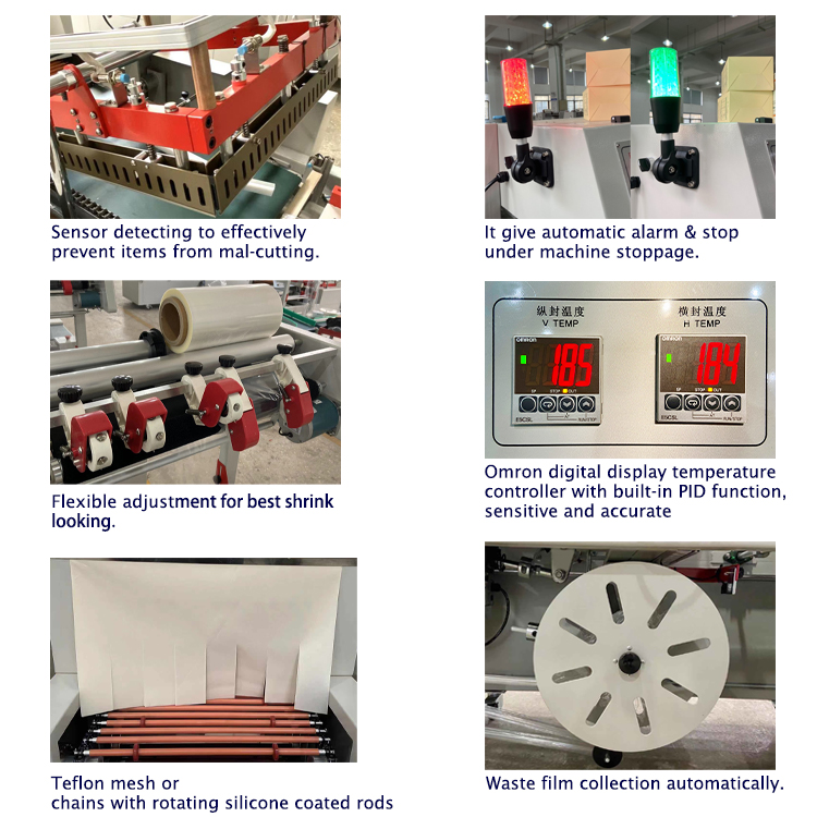 Automatic Heat Shrink Wrap Packing Machine Thermal Shrink Big Tunnel Machine