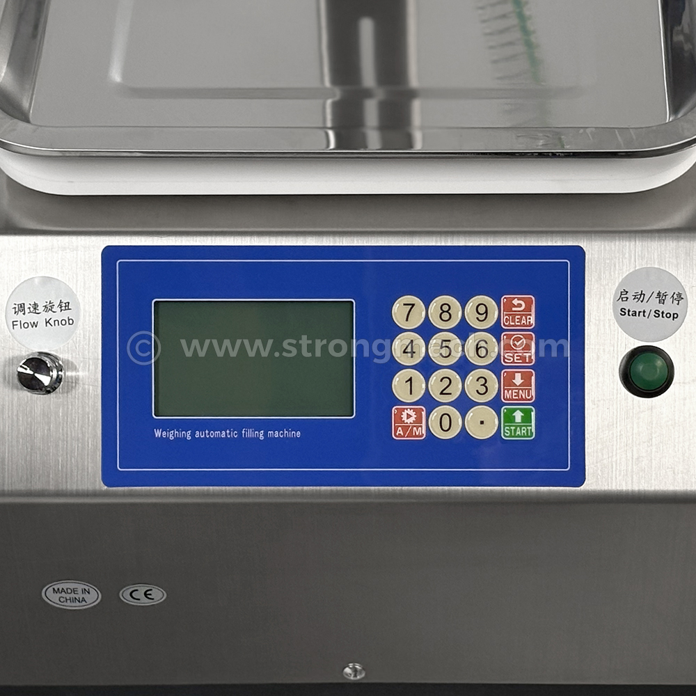 L15 Semi-Automatic Honey Sesame Paste Viscous Liquid Quantitative Weighing Anti Drip Stainless Steel Gear Pump Filling Machine