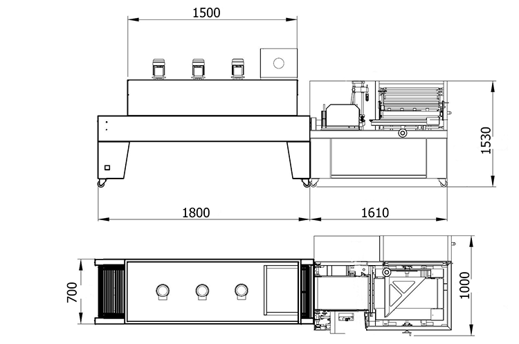 Automatic Shrink Wrapping Process Detail 1