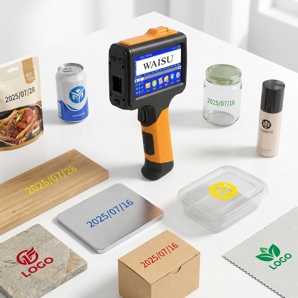 New High Quality Printer Handheld Inkjet Printer Hand Held Portable Ink Jet Printer for Box Logo Batch Expiry Encoder