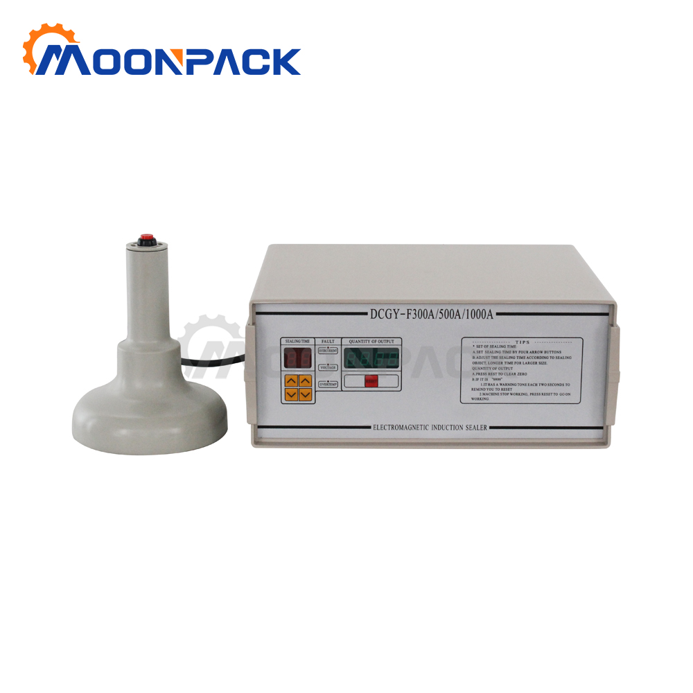 MOONPACK DCGY-1000 Sealing Machine 70-120mm Portable Aluminum Foil Film Handheld Induction Sealing Machine