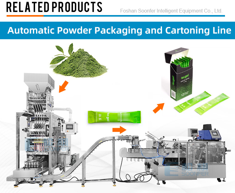 Fully Automatic Multi lane Sachet Instant Coffee Powder Packing Packaging Machine