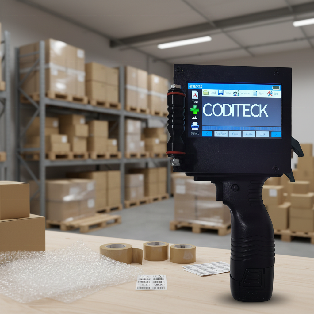 CODITECK Multi Language Expiry Date Coding Machine 50mm USB Thermal Inkjet Printer 600DPI A4 in Stock