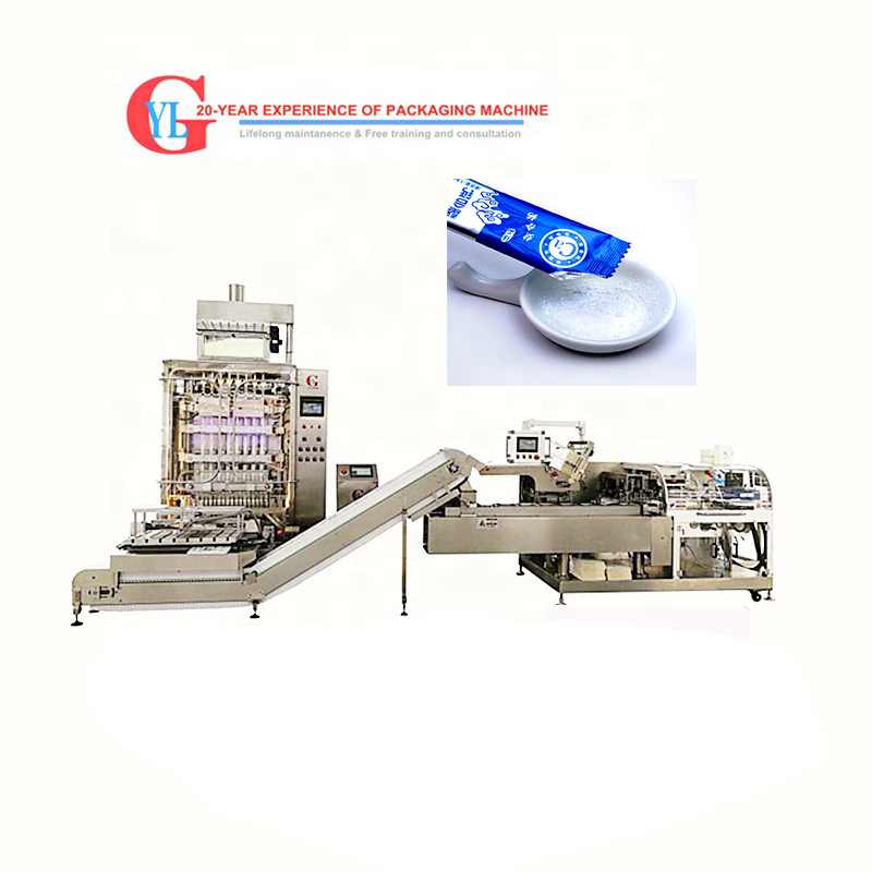 Multi Lane Powder Stick Sachet Packing Machine 8 Line Sugar Coffee Stick Packing Coffee