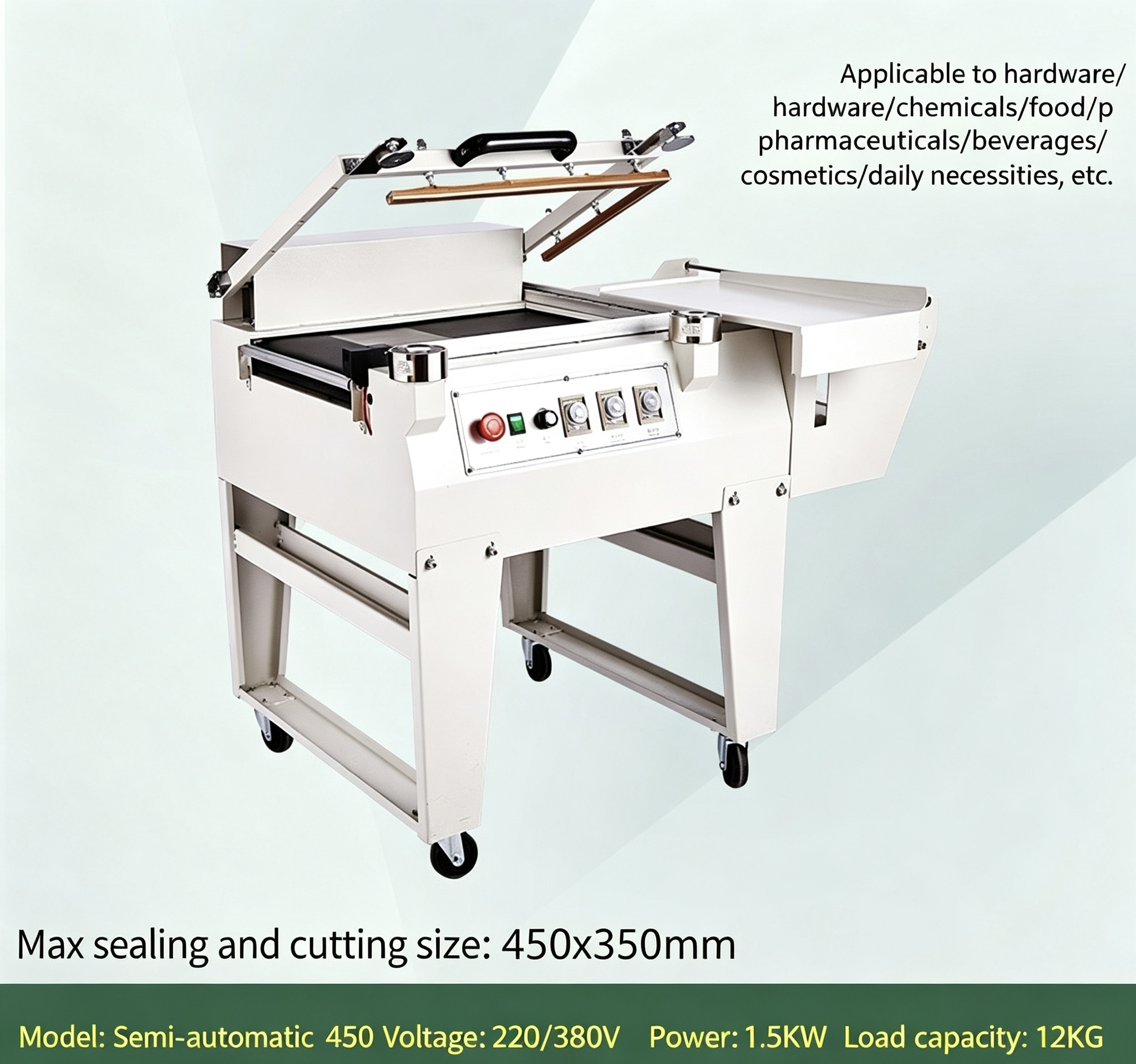 Standard Type Heat Shrink Packaging Machine L Bar Sealing Cutting Automatic Tunnel POF Film Heat Shrink Wrapping Machine