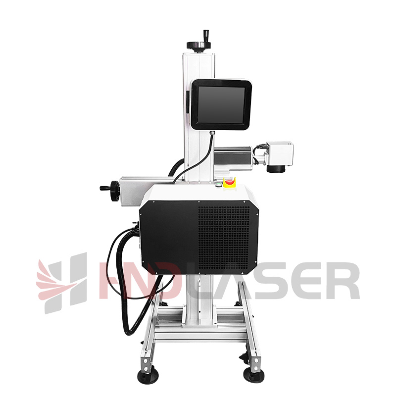 High Speed CNC Flying 3D Laser Coding Marking Engraving Coding Numbering Machine for Metal Portable 30W/50W/60W/100W Galvo Label Logo Engraver Marker Price
