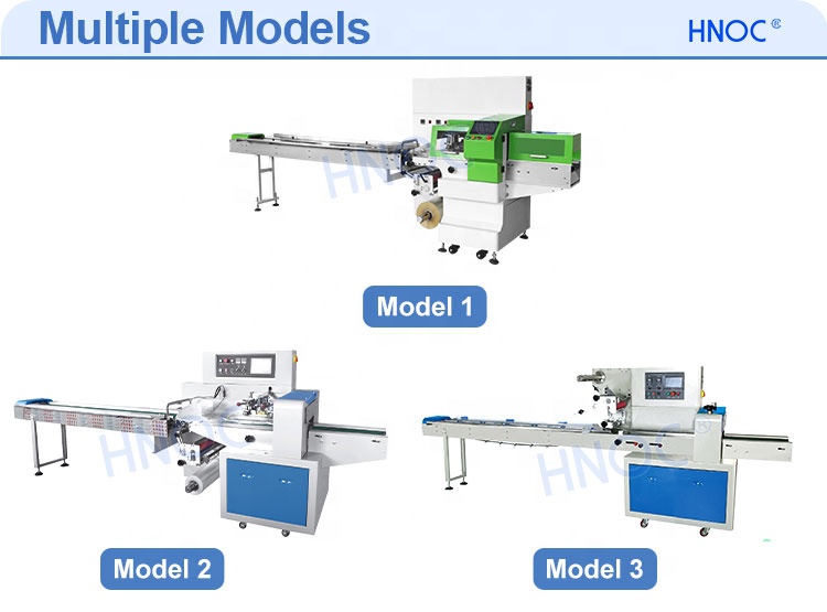 Fully Automatic Horizontal Wrapping Flow Pack Packaging Machine Fruit and Vegetable Packing Machine