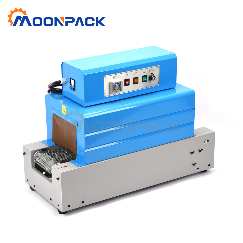Moonpack BS-2015 Small Automatic Shrink Machine Heat Tunnel for PVC POF Film Shrink Wrapping Machine