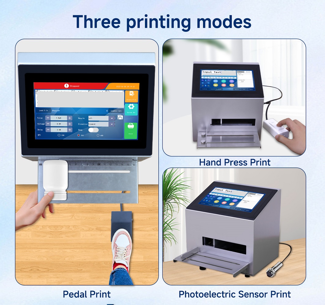 Meenjet New Model MD1 Inkjet Coding Machine Engine-Powered Technology for Paper Cartons Intelligent Batch Printer Easy Operation
