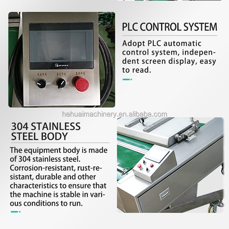 The Continuous Rolling Vacuum Packaging Machine Is Used for Packaging Shrimp Meat and Crab Sticks.