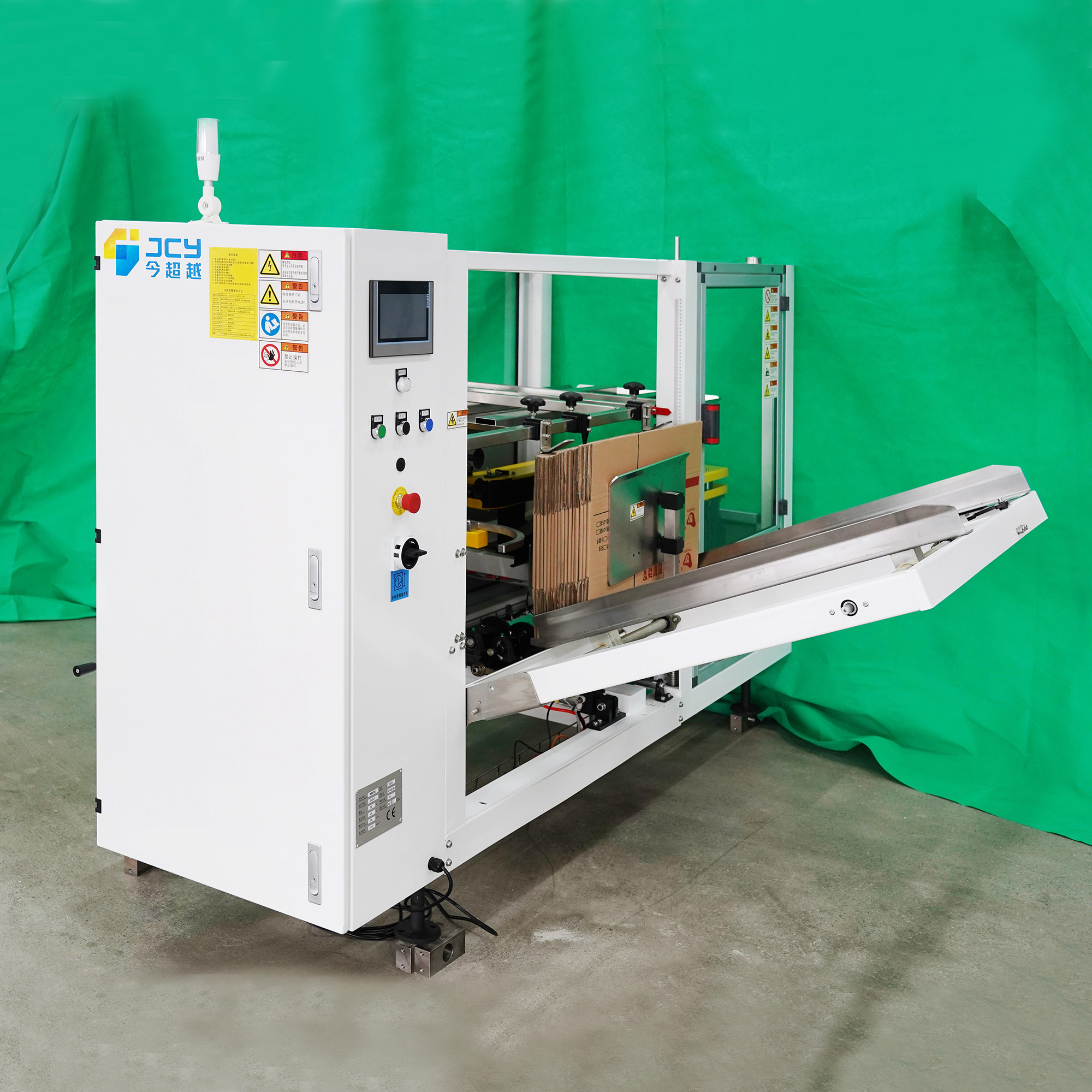 Automatic Paper Carton Erecting Machine Forming Opening Folding Case Carton Erector