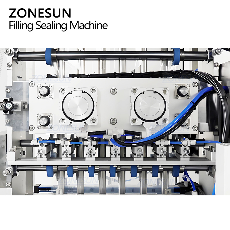 ZONESUN ZS-FS500K6 Servo High Speed Multi-lane Full Automatic Sugar Granule Stick Sachet Vertical Filling Sealing Machine