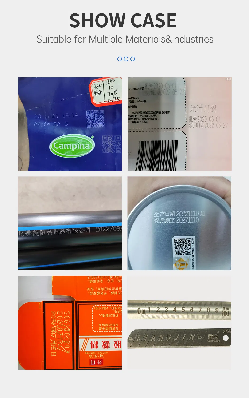 100W Fiber Laser Engraving Machine Stainless Steel Marking Machine