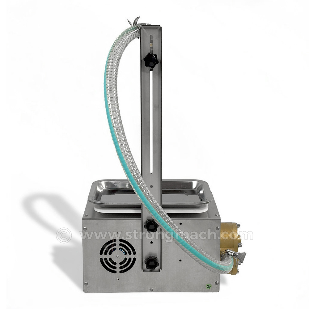 L15 Semi-Automatic Honey Sesame Paste Viscous Liquid Quantitative Weighing Anti Drip Stainless Steel Gear Pump Filling Machine